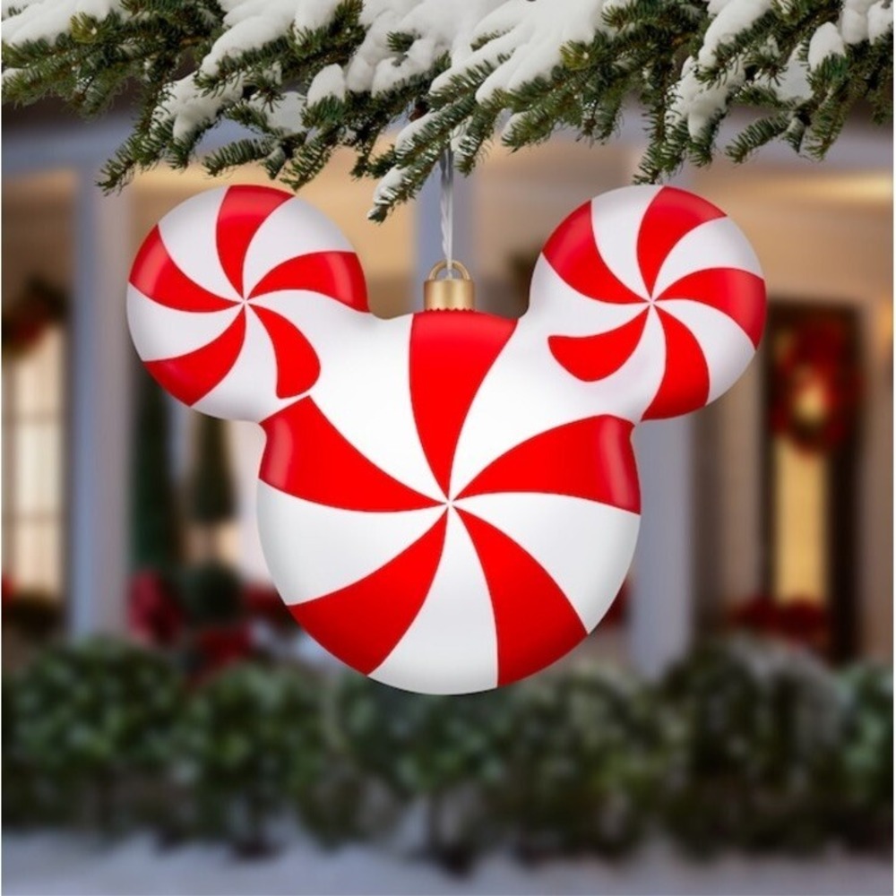 Disney Mickey Mouse Peppermint Light, 14.8" W X 11.9"H, LED Plug-In Light, NEW
